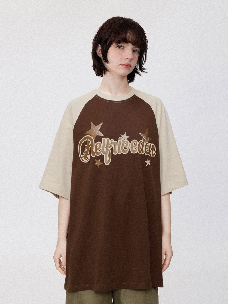 Cafe  T Shirts Aelfric Eden Vintage Star Tee - VJC-5015634